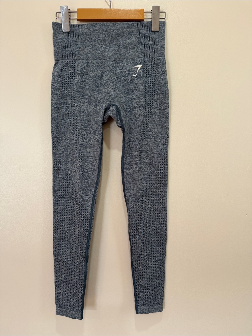 Gymshark Women's Vital High-Waist Seamless Leggings in Blue Gray